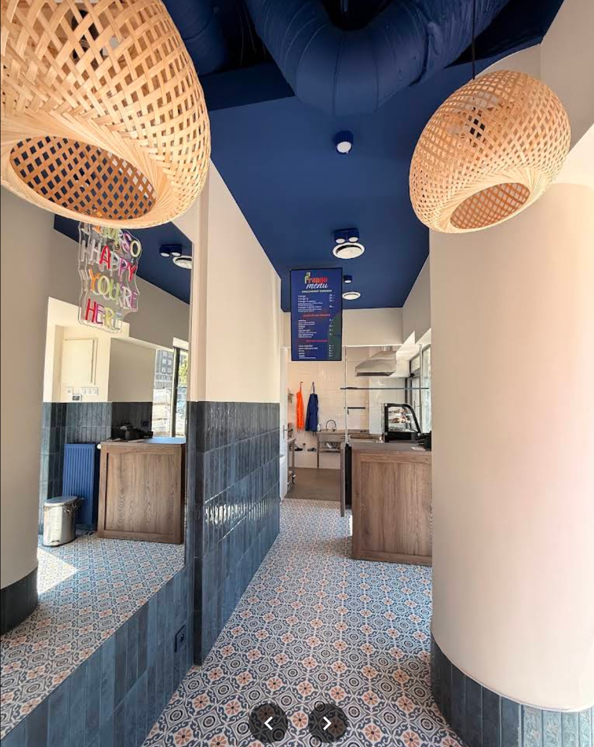 Wnętrze restauracji Frango